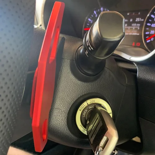 Vista 5 de DOUKI Pegatinas de cambio de volante de coche, para KIA K3 CERATO Forte Koup SX 2015 2016 Cadenza Ceed Pro GT SW 2013 2014 Paddle Shift Negro