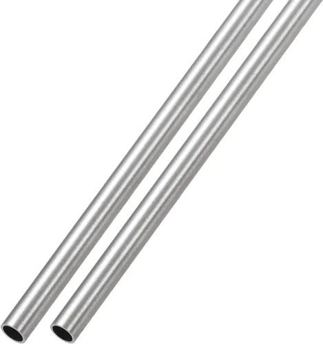 Vista 8 de METALLIXITY Tubo de acero inoxidable 316 (0.039 in de diámetro exterior x 0.006 in de pared T x 9.843 in de largo), 2 piezas, tubo recto