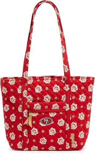 Vista 26 de Vera Bradley Bolso pequeño de algodón Premium para mujer Vera Bandana verde/amarillo con Green Bay Packers