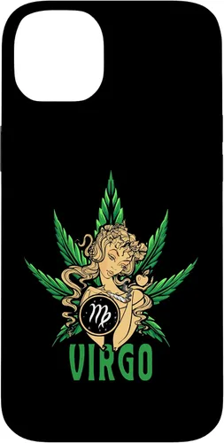 Vista 15 de Zodiac Stoner Vibes: Virgo Cannabis Weed Horoscope Design Case para iPhone 17
