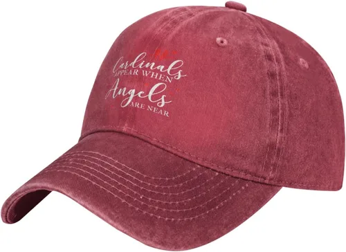 Vista 2 de Gorra de béisbol ajustable con diseño de cardenal para hombre, diseño de cardenal
