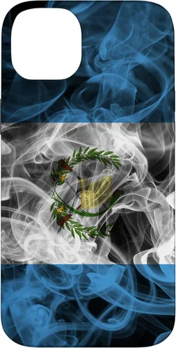 Vista 15 de Smoke Guatemala Flag - Funda para iPhone 17 con diseño de nube de orgullo ahumado