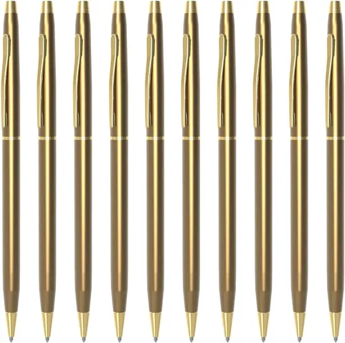 Vista 14 de Cambond Bolígrafos de metal – Bolígrafos de tinta negra para firma de libros de invitados de boda, diario y oficina, punta media de 0.039 pulgadas