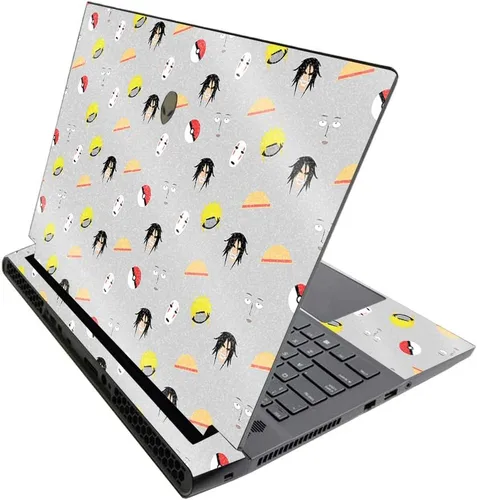 Vista 729 de MightySkins - Skin brillante con purpurina para Alienware M17 R3 (2020) y M17 R4 (2021) - Diversión de los años 90 Acabado duradero con purpurina