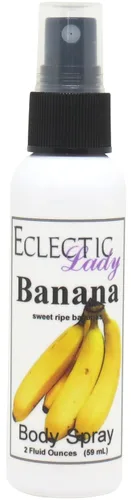 Vista 12 de Eclectic Lady Spray corporal perfumado de plátano, 2 onzas de niebla corporal