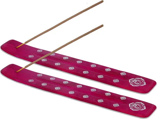 Vista 29 de Bless-International Quemador Tradicional Hecho a Mano de Madera Portaincienso Soporte Recogecenizas para Aromaterapia-Meditación-Yoga