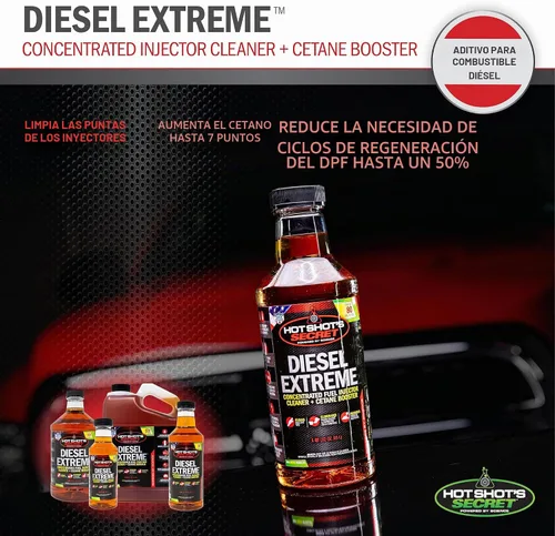Vista 5 de Hot Shot's Secret P040416Z Diesel Extreme Clean and Boost - 16 fl. oz. (el embalaje puede variar)