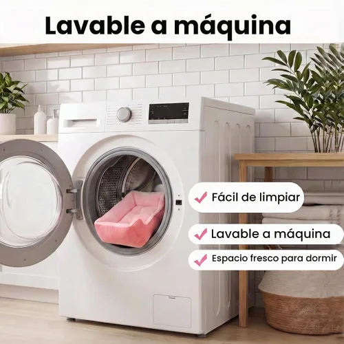 Vista 6 de Sofá cama para perros pequeños, lavable para perros extra pequeños