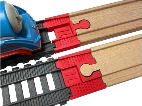 Vista 9 de TrainLab Adaptadores, compatibles con Thomas & Friends Trackmaster Gray 2014 y pistas de ferrocarril de madera, accesorios esenciales Trackmaster