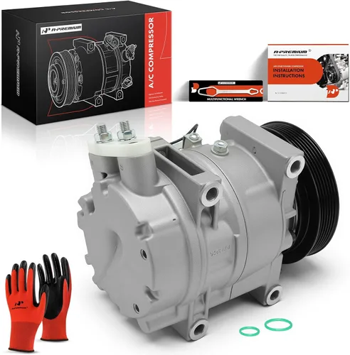 Vista 10 de A-Premium Compresor A/C con embrague compatible con Infiniti I30 3.0L 1999, Nissan Maxima 3.0L 1998-1999
