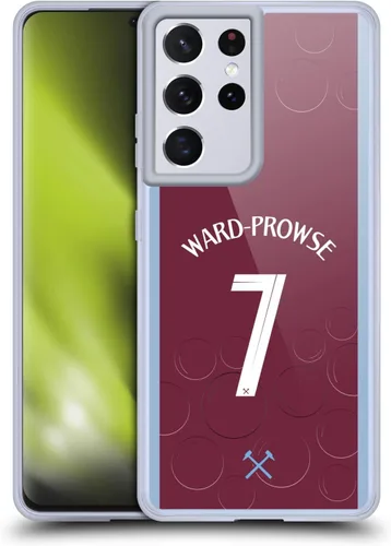 Vista 59 de Head Case Designs Officially Licensed West Ham United FC James Ward-Prowse 2023/24 Players Home Kit Gel Case [Military Grade Protection] Compatible