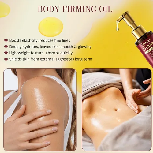 Vista 4 de Aceite reafirmante corporal, aceite corporal de lujo después de la ducha para mujeres, suero hidratante y reafirmante de la piel con remedio