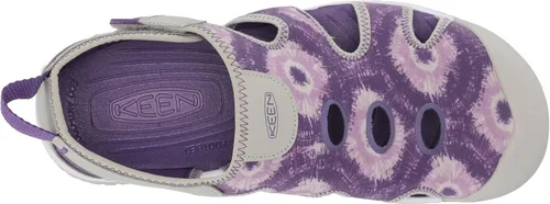 Vista 5 de KEEN Sandalias Stingray para niños, color rojo