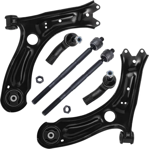 Vista 18 de Detroit Axle - Kit de extremo delantero para Chrysler 300 Dodge Charger 2011-2023 Challenger, 2 Lower Rearward Control Arms 2 Outer Tie Rods 2