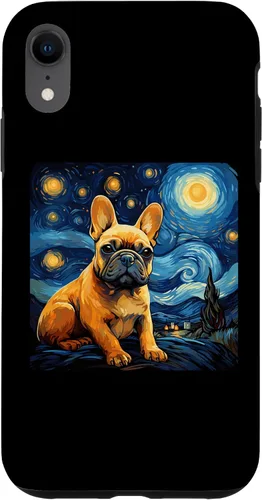 Vista 25 de Van Gogh Dog French Bulldog Case for iPhone 17