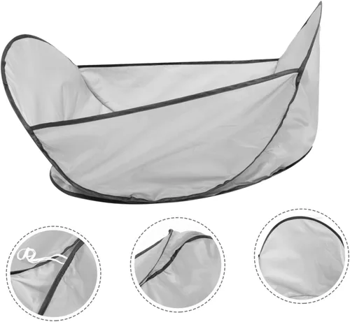Vista 3 de Mipcase Depilación de mascotas Babero de afeitar Accesorio de corte de pelo de perro de gran capacidad Aseo Smock