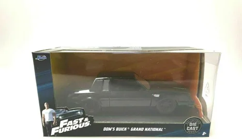 Vista 3 de Jada Fast & Furious 1:32 Dom's Buick Grand National - Coche fundido a presión, juguetes para Kdis y adultos