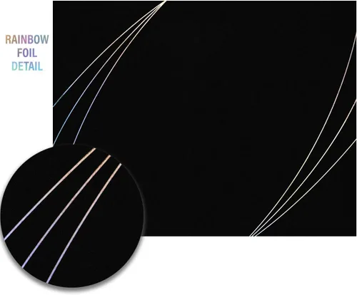 Vista 2 de Cosco Petal Touch Premium Certificate Cover, Negro