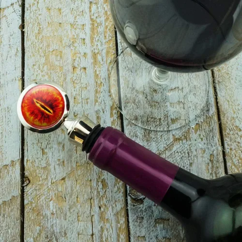 Vista 3 de El Señor de los Anillos Ojo de Sauron tapón para botella de vino