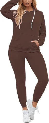 Vista 25 de Fixmatti Sudadera con capucha y bolsillos para mujer