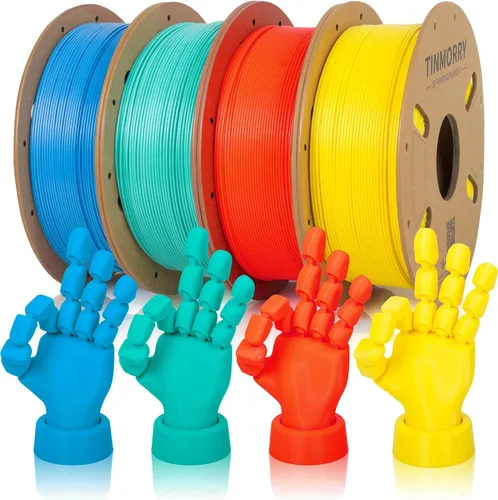 Vista 16 de TINMORRY - Filamento PETG CF de 1.75 mm para impresora 3D, compatible con Bambu LAB, Creality K1C, QIDI MAX3, FLASHFORGE Adventurer 5M, Prusa MK4