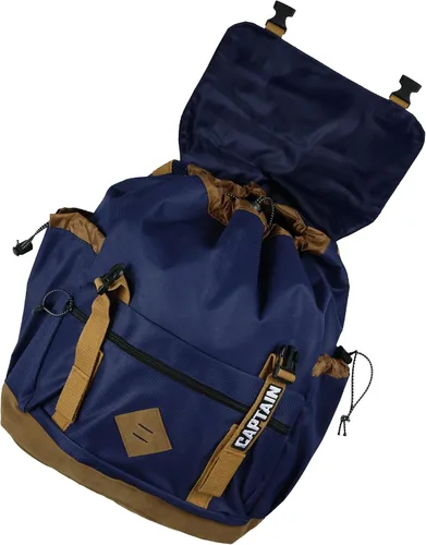 Vista 4 de Marvel Capitán América Flaptop Mochila Bordado Logo Design Tech Laptop Tote