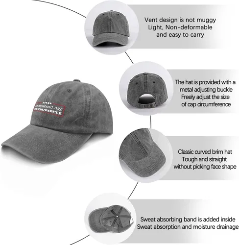 Vista 6 de Hats for Men Baseball Cap Adjustable Hats for WomenPeople CapMy Pronounns are We The Peoplee Dad Hat