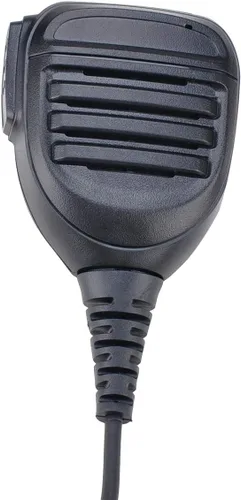 Vista 3 de Micrófono de hombro impermeable compatible con Baofeng Kenwood BTECH Retevis TYT Walkie Talkie Radio Cable reforzado de mano