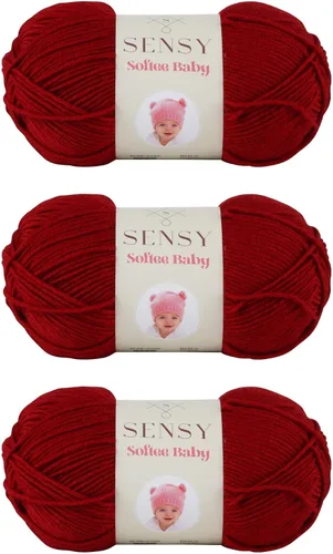 Vista 44 de Sensy Softee Hilo para Bebé, 3.5 oz, 275 yardas, Gauge 3 Light (Almendra)