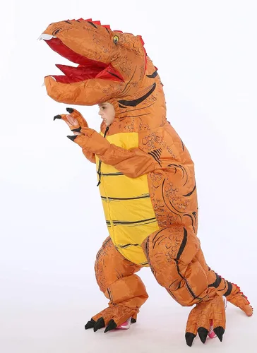 Vista 7 de FUNNY COSTUMES T-Rex - Disfraz de dinosaurio para niños talla 4-12