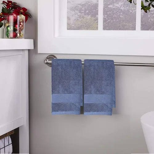 Vista 4 de Lchkrep Toallas de mano de baño de algodón de 14 x 30 pulgadas, toalla de mano gruesa, paño de baño, toallas suaves y absorbentes, juego para hotel