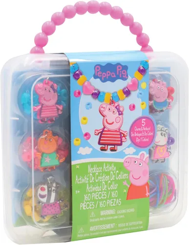 Vista 2 de Tara Toys - Juego de actividades para hacer collar de Peppa