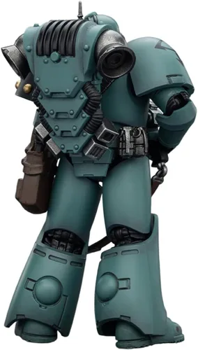Vista 2 de JOYTOY Warhammer The Horus Herejy 1:18 Hijos de Horus MKVI Tactical Legionary Model Regalos de cumpleaños JT02977