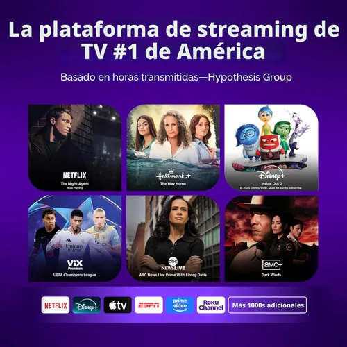 Vista 2 de Roku Smart TV – Serie Select de 32 pulgadas, 720p HD TV – Roku TV con control remoto por voz – Televisión LED de pantalla plana con Wi-Fi
