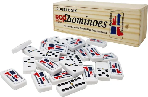 Vista 3 de Dominó doble 6 azulejos. Dominó de 28 piezas para adultos