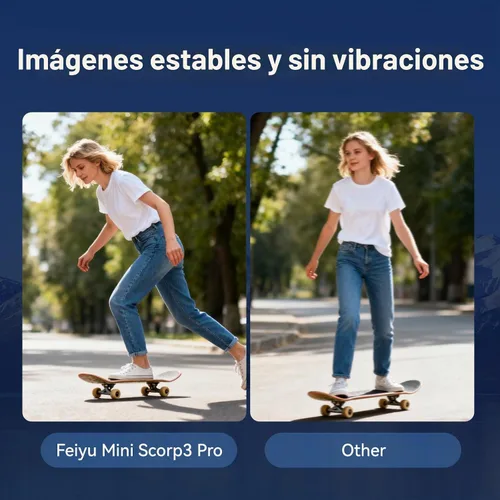 Vista 2 de SCORP Mini 3 Pro Kit de cámara cardán estabilizador de 3 ejes 4.4 lbs