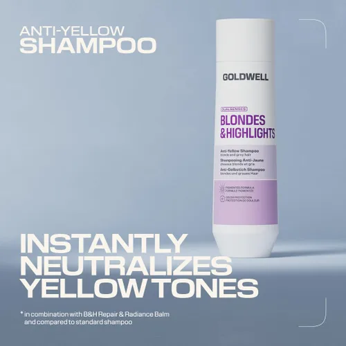 Vista 6 de Goldwell Dualsenses Rubias and Highlights Champú Anti-Amarillo 10.1 fl oz