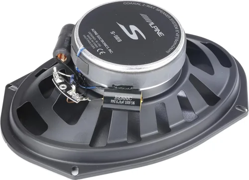 Vista 5 de Alpine S-S65C - Altavoces de componentes de 6.5 pulgadas + altavoces coaxiales Alpine S-S69 de 6 x 9 pulgadas