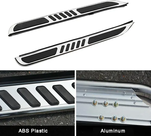 Vista 3 de FANTE 2 protectores de acero inoxidable para Mercedez Benz GLB 2020-2022