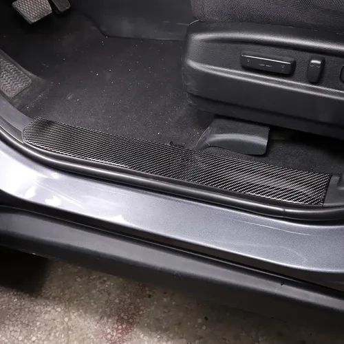 Vista 6 de Protector de umbral de puerta interior y exterior para Honda Pilot 2016-2022, Honda Passport 2019-2023, juegos de accesorios de protección