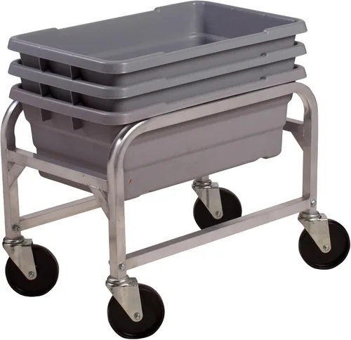 Vista 2 de Winco Carro de caja de Lug, Aluminio