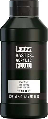 Vista 20 de Liquitex BASICS - Pintura acrílica fluida, botella de 4 onzas, tono permanente carmesí lizarina Super Versatile, Fine Art Pigments; Fluid