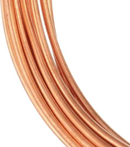 Vista 6 de Aicosineg 0.12"x0.02"x6.56Ft (ODxTxL) Tubería de refrigeración de latón Tubo de metal suave para refrigerador congelador aire acondicionado