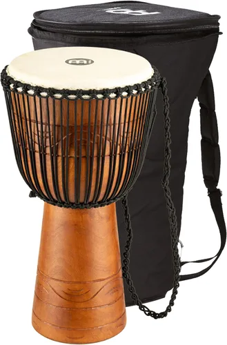 Vista 11 de Meinl Percussion ADJ2-M+BAG Cuerda de estilo africano afinada de madera de 10 pulgadas con bolsa, color marrón