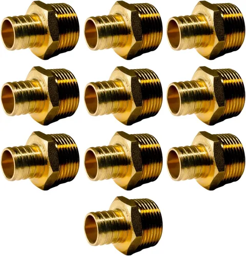 Vista 39 de XFITTING 1 pulgada Pex x 1 pulgada Adaptador Femenino NPT, 23-4-3=2X, 2 Piezas