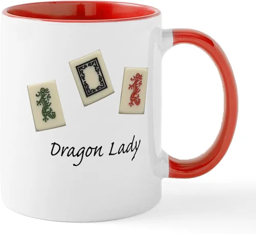 Vista 64 de CafePress Mahjong Mugs - Taza de café de cerámica de 11 oz (11.0 fl oz)