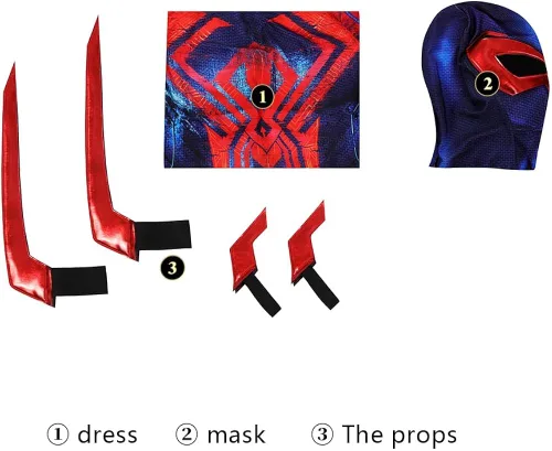 Vista 2 de SLDFMV Disfraz de superhéroe para cosplay de Zentai, disfraz de Halloween, overol de película