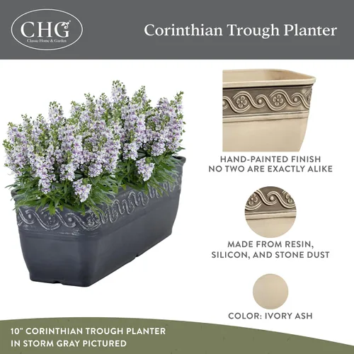 Vista 8 de Classic Home and Garden - Maceta redonda Corinthian