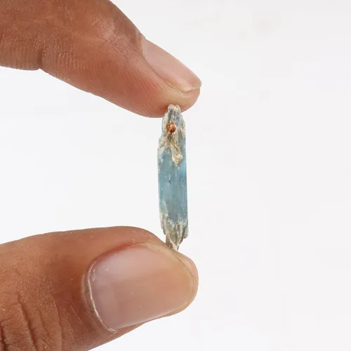 Vista 18 de GEMHUB Lápiz de cianita áspero pequeño con cristal curativo de cianita azul áspero suelto, tamaño pequeño, 9.7