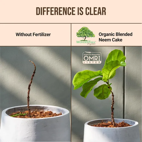 Vista 8 de Eden Grow Max Organic Blended Neem Cake Perfecto para jardinería doméstica, frutas, césped y flores, listado OMRI (3 libras)
